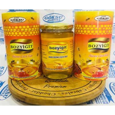 KARS BOZYİĞİT SÜZME ÇİÇEK BALI (ŞEKERSİZ) 850 GR