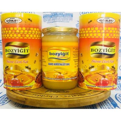 BOZYİĞİT KARS KRİSTALİZE SÜZME ÇİÇEK BALI (ŞEKERSİZ) 850 GR