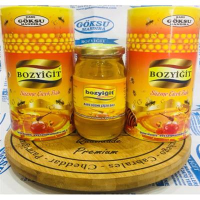 BOZYİĞİT KARS SÜZME ÇİÇEK BALI (ŞEKERSİZ) NET:450 GR