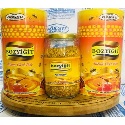 BOZYİĞİT KARS  DOĞAL ARI POLENİ 200 GR CAM ŞİŞE