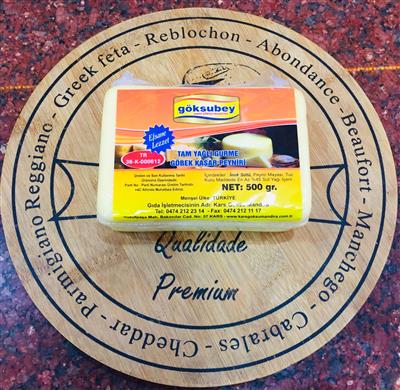GÖKSUBEY GURME BLOK GÖBEK  KAŞAR 500 GR VAKUMLU