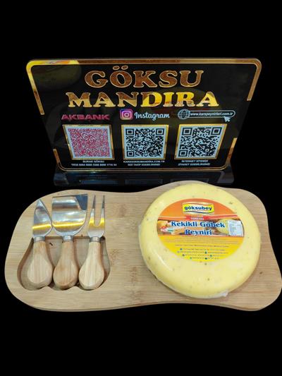 GÖKSUBEY GURME KEKİKLİ GÖBEK KAŞAR 500 gr VAKUMLU