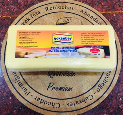 GÖKSUBEY GURME BLOK GÖBEK  KAŞAR 1 KG VAKUMLU