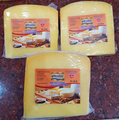 GÖKSUBEY GURME ESKİ KAŞAR PEYNİRİ 1 KG DİLİM VAKUMLU ( 1 YILLIK)
