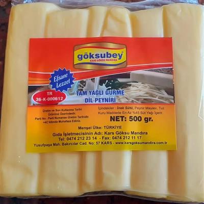 GÖKSUBEY GURME DİL PEYNİRİ 1 KG VAKUMLU