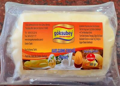 GÖKSUBEY GURME TEREYAĞI ÖZEL ÜRETİM 500 GR VAKUMLU