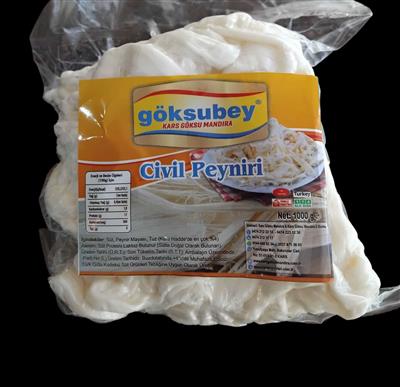 GÖKSUBEY GURME CİVİL PEYNİRİ 1 KG VAKUM POŞET